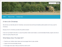 Tablet Screenshot of ahenisforchristmas.co.uk